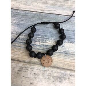 Wild Spirt Lava Beads Driftwood diffuser ‎ Bracelet adjustable up to 9"